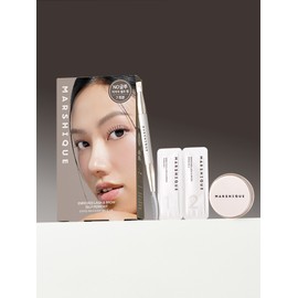 Marcique [Gangnam Shop joint development] Marcique hypoallergenic no-glue self eyelash perm kit - 7 servings, lash brow perm perm set / [강남샵 공동개발] 마르시끄 저자극 노글루 셀프 속눈썹 펌 키트 - 7회분, 래쉬 브로우 파마 펌제 세트