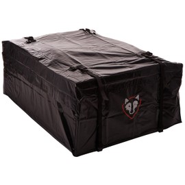 Rightline Gear Ace 2 Weatherproof Rooftop Cargo Carrier for Top of Vehicle, Attaches With or Without Roof Rack, 15 Cubic Feet, Black