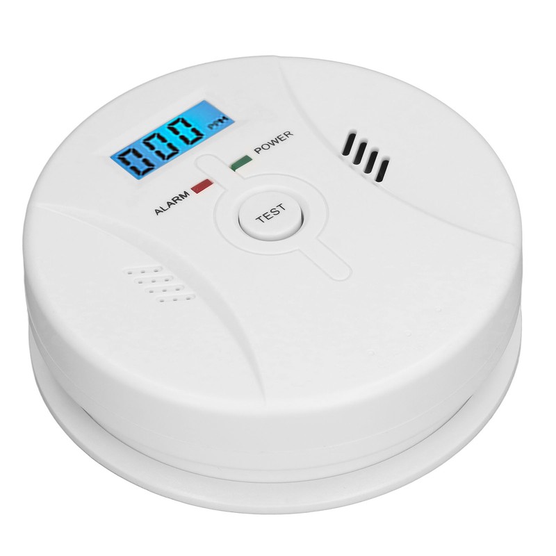 Smoke Detector Strong Sensitivity Fire Alarm Intelligent Detection LCD Display