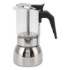 Glass Moka Pot Stainless Steel Heat Resistant Portable Classic Italian