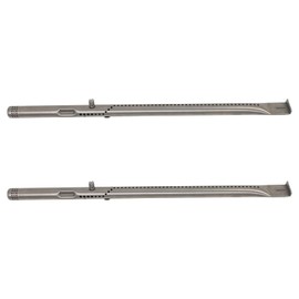 UpStart Components 2-Pack BBQ Gas Grill Tube Burner Replacement Parts for Charbroil 463280019 - Compatible Barbeque Stainless Steel Pipe Burners