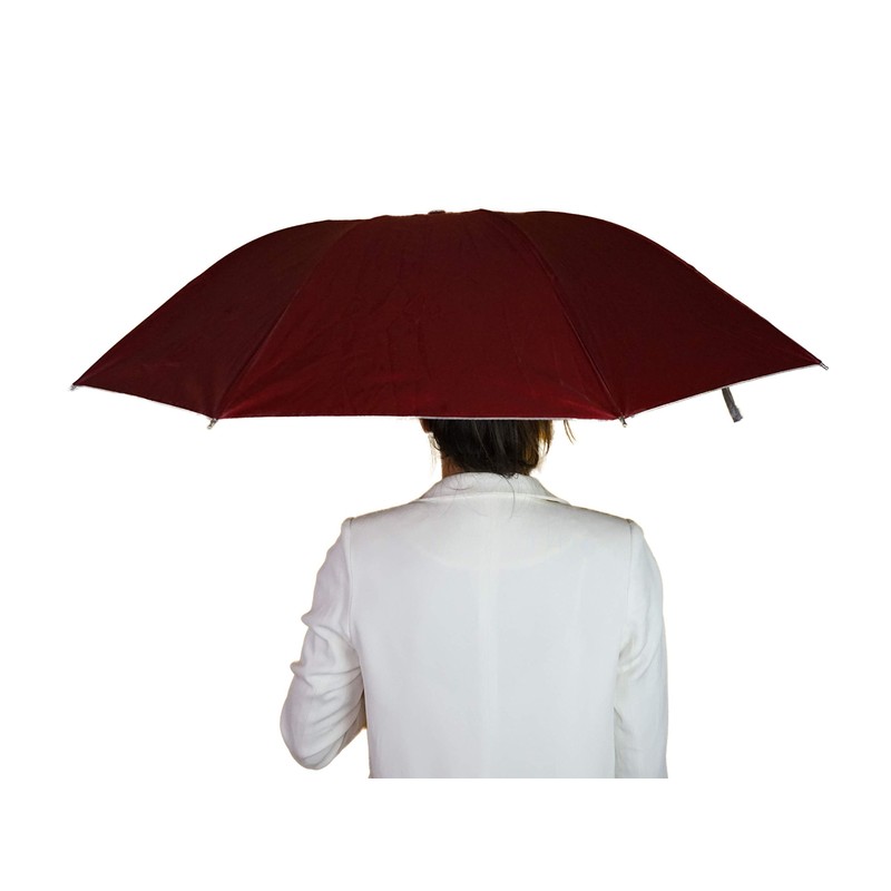Birsppy Wine Bottle Shaped Foldable Umbrella, Burgundy