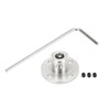 sourcing map 1 Pcs 5mm Flange Coupling Connector Rigid Guide
