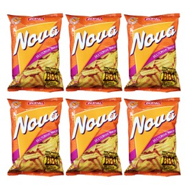 Jack'n Jill Nova Multigrain Homestyle BBQ Flavor Chips Snack (6 Pack, Total of 16.5oz)