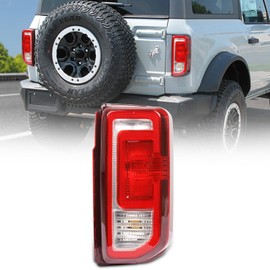 Archaic OE Style Tail Lights for Ford Bronco 2021-2024(Halogen Only), Rear Lamps for Bronco, RH Right Passenger Side Taillights (No Bulbs)