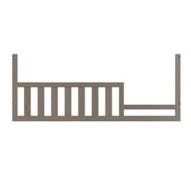 Child Craft Toddler Bed Guard Rail Converts Kieran 4-in-1 Convertible Cribs into Toddler Bed, Made of Pinewood, Non-Toxic Finish (Crescent Gray)