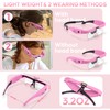 GUOUBUO Magnifying Glass with Light, 1.5X-5.0X Magnifying Glasses, Rechargeable Magnifier