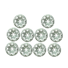 LJFEA Pack of 10 Underbody Clips, 30 mm Engine Cover Heat Protection Plate, Fixing Heat Plate Clamping Disc Cover