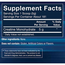 BodyTech 100% Pure Creatine Monohydrate Powder - Enhanced Muscle Strength, Performance, and Recovery - Supports Increased Exercise Capacity and Overall Fitness (31.9 oz / 181 Servings)