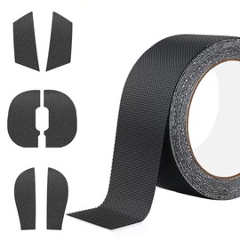 Baizijili Rubber Grip Tape (2" x 18 ft), Non-Abrasive Waterproof & Anti-Slip Cushion Pad, Enhances Friction at Contact Points for Safer Handles or Contact Surfaces