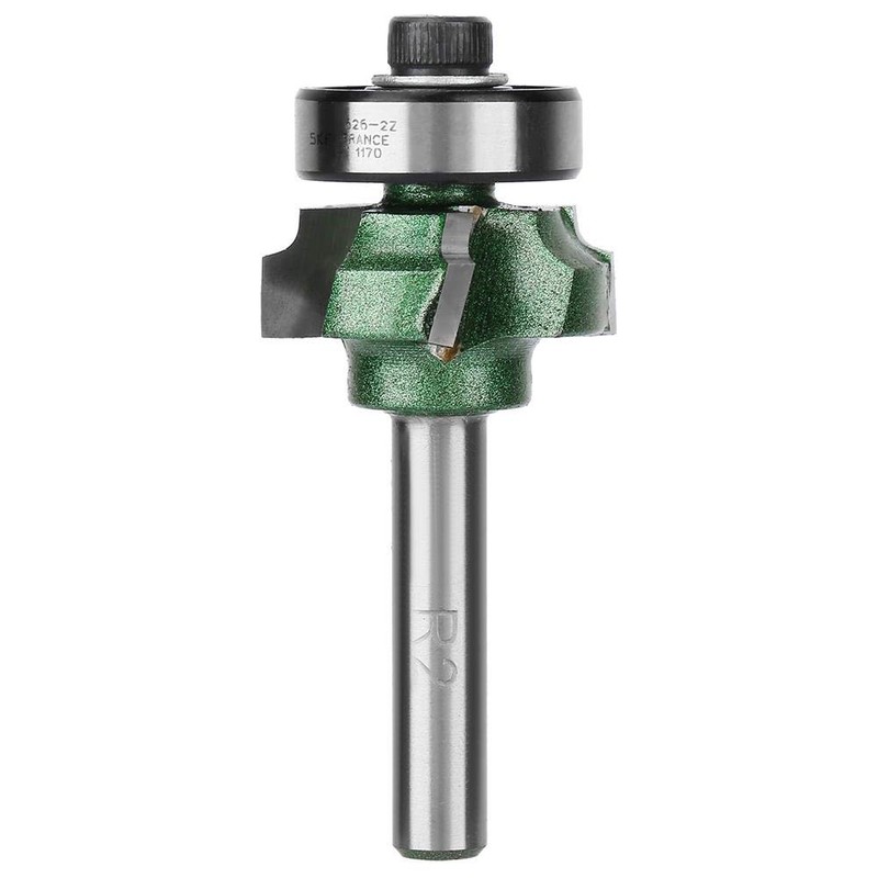 Edge Trimmer Bit, R1/R2/R3 Woodworking Milling Cutter 4 Teeth Trimming