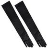 TRIXES Silk Style Elbow Length Gloves Retro Black