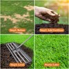 FAHKNS 30 Lawn Leveling Rake, Yard Leveling Tool with Extended