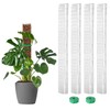 EOX 4 Pcs 24 Inch Plastic Moss Pole for Monstera,