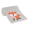 Bedtime Originals Woodland Friends Baby Blanket, Gray