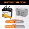 BtrPower 12V 50Ah LiFePO4 Deep Cycle Battery With 50A BMS
