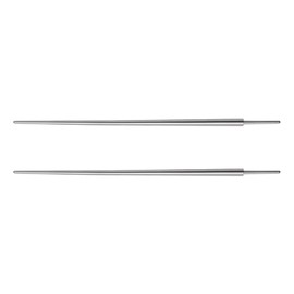 Maxtonser 2 Pieces Steel Taper Insertion Pins 14G/16G/18G Piercing Taper Insertion Pin for Nose Ear Navel Lip Eyebrow Piercing, Taper Insertion Pin, Stainless Steel