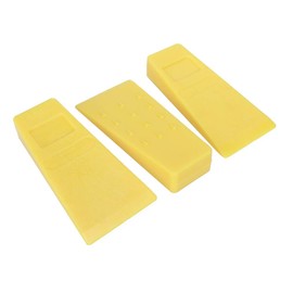 Wifehelper Chainsaw Wedges, 3Pcs 5in Plastic High Impact Chainsaw Felling Cutting Wedges Chain Saw Accessories