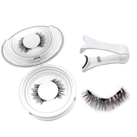 Ginani Magnetic Lashes,Ginani Magnetic Eyelashes Kit,Magnet Eyelashes with Applicator Natural Look,Reusable No Glue Needed Soft Lashes(Fuller)