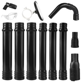 Zipcase Gutter Cleaning Kit - 9.25 ft Safe, with Reflector, Ground-Level Leaf Blower Gutter Attachment Compatible with EGO 530CFM / 580CFM / 575CFM / 650CFM/ 615CFM/LBX6000 Leaf Blowers