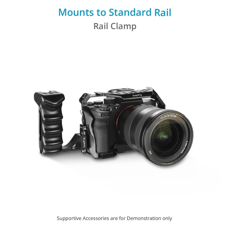 PROAIM SnapRig Side Handle for Camera Cage/Rigs. Ergonomic Design with