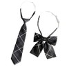 LIUXU School Ribbon Necktie, Set of 2, Girls, Uniform, School,