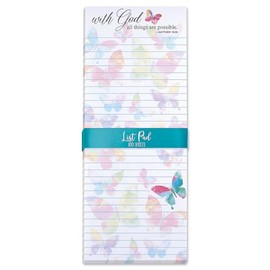 Current All is Possible List Pad – Set of 1, 100-Sheet Pad, 4x10 Inches, Memo Pad, Shopping List, To-Do Notes, Office Organizer