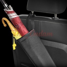 The Ondam Car Leather Umbrella Storage Pouch & Trunk Holder Car Umbrella Holder