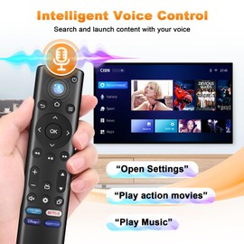 Voice Remote Control Replacement(4Gen),Fit For Fire-TV-Stick Smart TVs (Lite & Gen 2 & Gen 3 & 4K), Applicable to Smart TVs Cube Gen 2 & Gen 3
