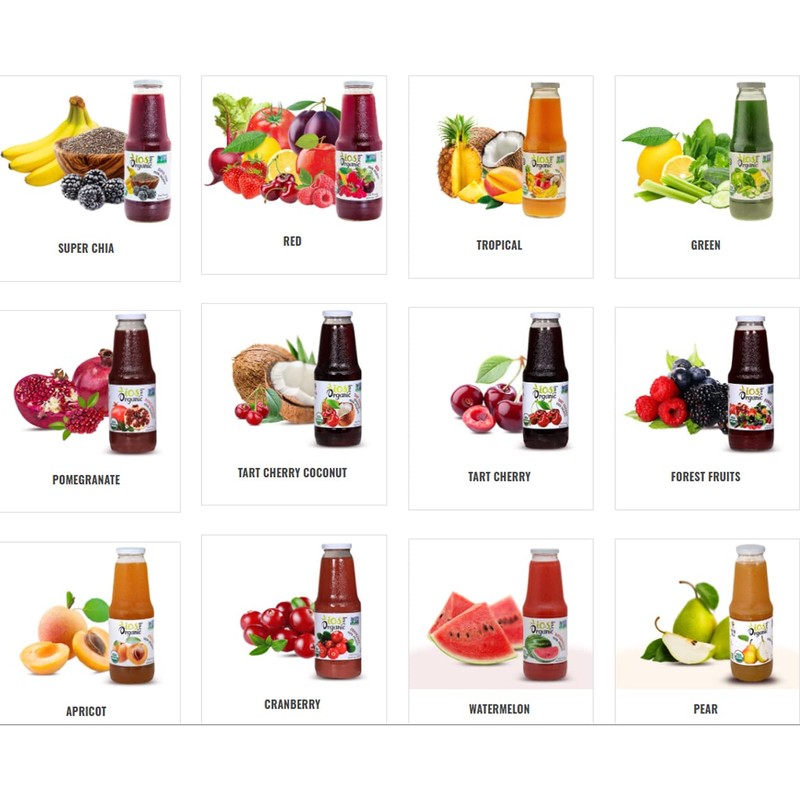 IOS Love Organic Juice - USDA Organic Certified - Cold