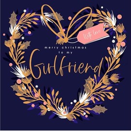 UK Greetings Girlfriend Christmas Card - Merry Christmas to My Girlfriend