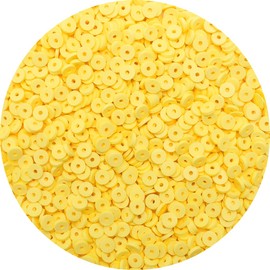 IOOLEEM 2000+pcs Yellow Polymer Beads for Bracelets and Jewelry Crafts