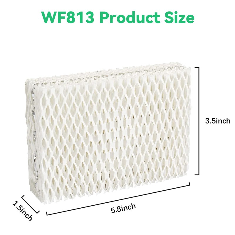 kakofaci 6 Pack WF813 Humidifier Filters Replacement Compatible with Equate