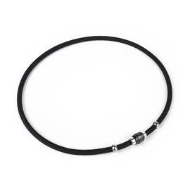 AIDUOMEI Collar, Magnetic Necklace, Anti-Static, Neckline, Stainless Steel, Fashion, Silica Gel, Skin Affinity, Luxury Design, Anti-Static, Health Accessories, Unisex, 17.7 inches (45 cm), 19.7 inches