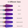 ERUIKA Tungsten Carbide Tornado Nail Drill Bits,3/32'' Two Way Safety