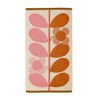 Orla Kiely Bloom Duo Blush Bath Towel 70 x 125