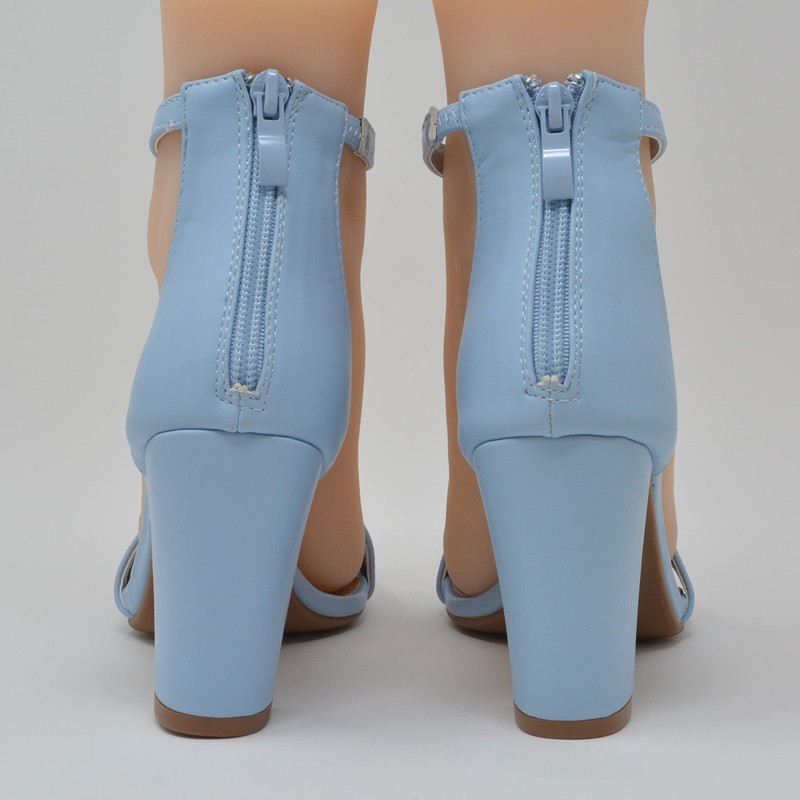 Over the Toe Strap Ankle Wrap Strap Heel Open Toe