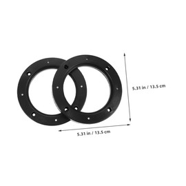 CHILDWEET Car Stereo Speaker Spacer Ring Mounting Adaptor 4 Inch Abs Speaker Spacers Easy Install Fit