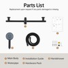 KES Adjustable Shower Head Holder with Slide Bar Combo, Handheld