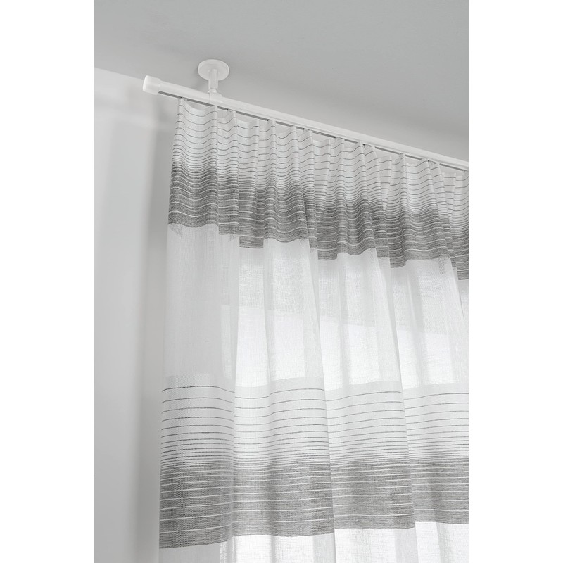 GARDINIA Chicago Series Ceiling Support for Curtain Rod, with Metal