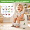 15 Pcs Potty Training Stickers Color Changing Reusable Pee Targets