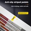 12.5FT Telescoping Ladder Aluminum Telescopic Extension Ladder One Button Retraction