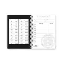 Workout Tracker - The Perfect Planner to record your Gym or Home Workouts - Six colours/styles - A5 size with 104 pages and space for 100 workouts - Set Goals & Track Progress