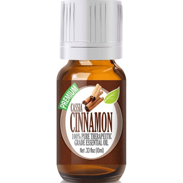 Healing Solutions 10ml Oils - Cassia Cinnamon Essential Oil - 0.33 Fluid Ounces