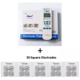 K.S Choi Corp Electronic Pulse Massager + 20 Electrode Pads - Value Pack
