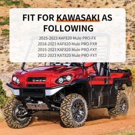 Spark Plug & Cap Wire Kit for Kawasaki KAF820 KAT820 Mule PRO-FX PRO-FXR PRO-FXT 2015-2023 21150-0013