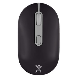 PERFECTCHOICE Mouse Recargable 2.4GHz Bluetooth Clic Silencioso Colori (Negro)