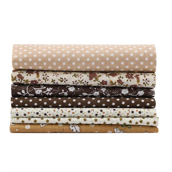 Fabric Quilting Squares Sheets，Precut Cotton Printed Floral Craft Quilt Bundle