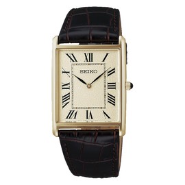 Seiko Selection Nano Universe Special Edition Men's Watch, SSEH020, Brown, yellow gold