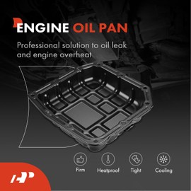 A-Premium Lower Engine Oil Pan Sump with Drain Plug Compatible with Hyundai Elantra 2007-2012 & Kia Spectra5 2007-2009, 2.0L